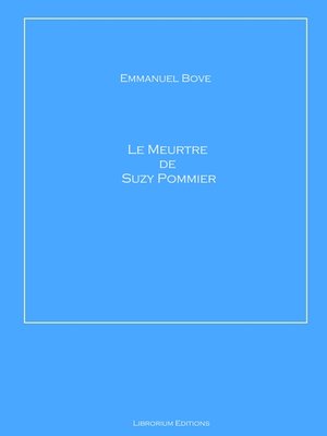 cover image of Le Meurtre de Suzy Pommier